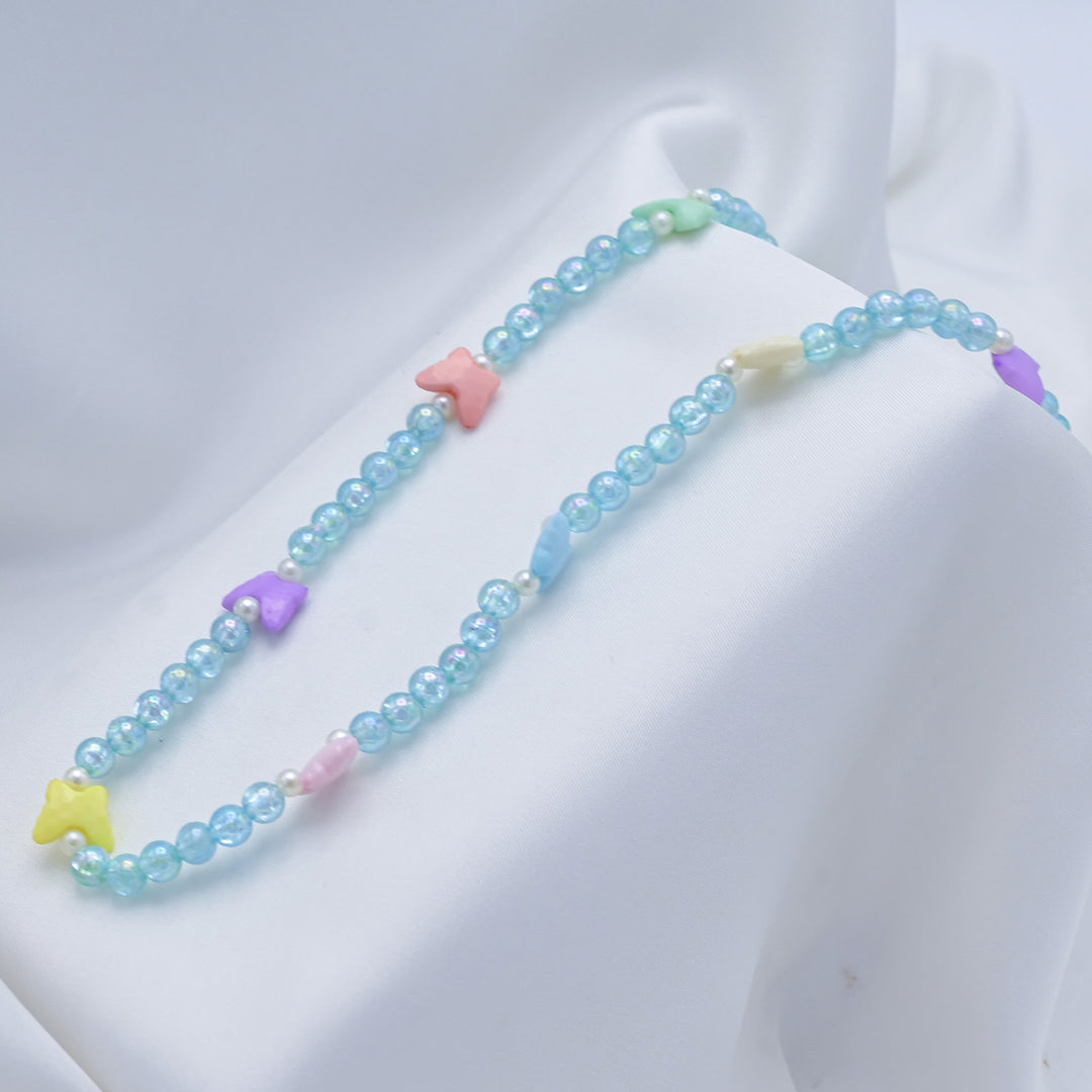 Elegant Beaded Necklace & Bracelet For Girls