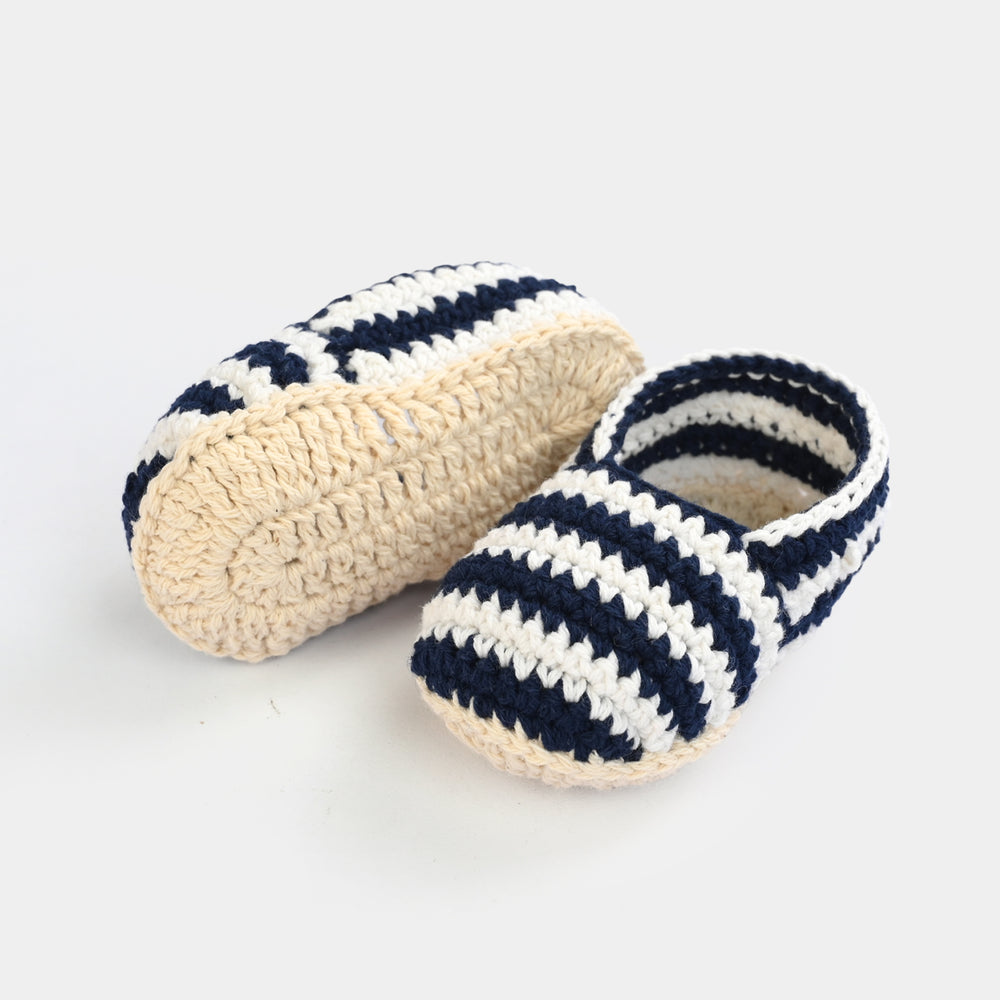 Hand-Made Crochet Baby Booties