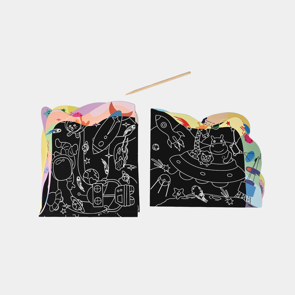 Magic Scratch Cards – Spacecraft, Universe & Spaceman