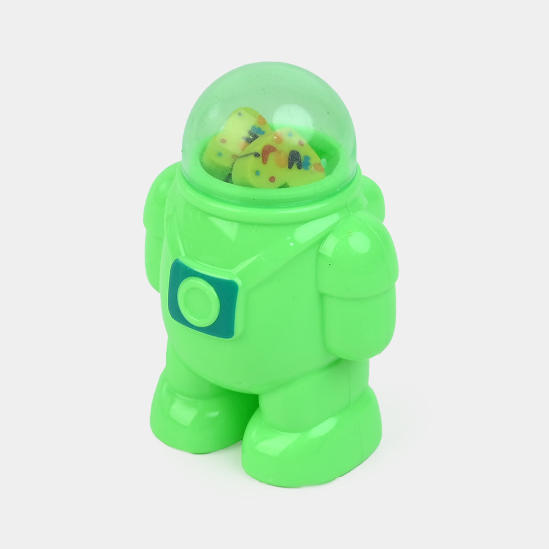 Kids Astronaut Pencil Sharpener with Eraser