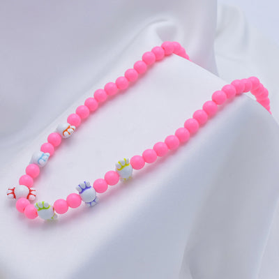 Elegant Beaded Necklace & Bracelet For Girls