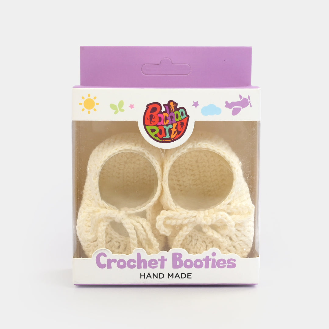 Hand-Made Crochet Baby Booties