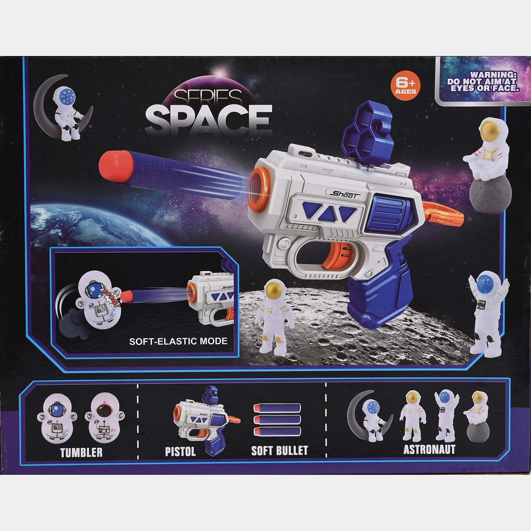 Space Astronauts Soft Dart Launcher Play Set For Kids