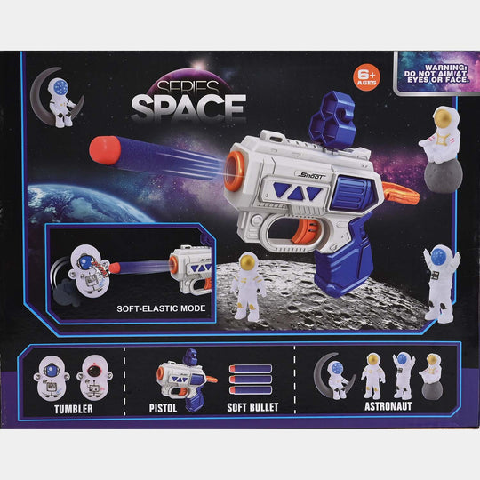 Space Astronauts Soft Dart Launcher Play Set For Kids
