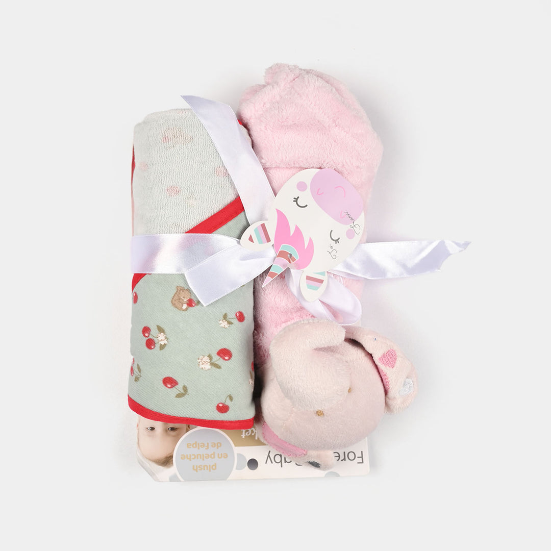 Baby Bath Towel with Hanky for Kids