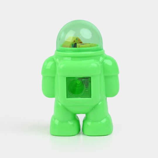 Kids Astronaut Pencil Sharpener with Eraser