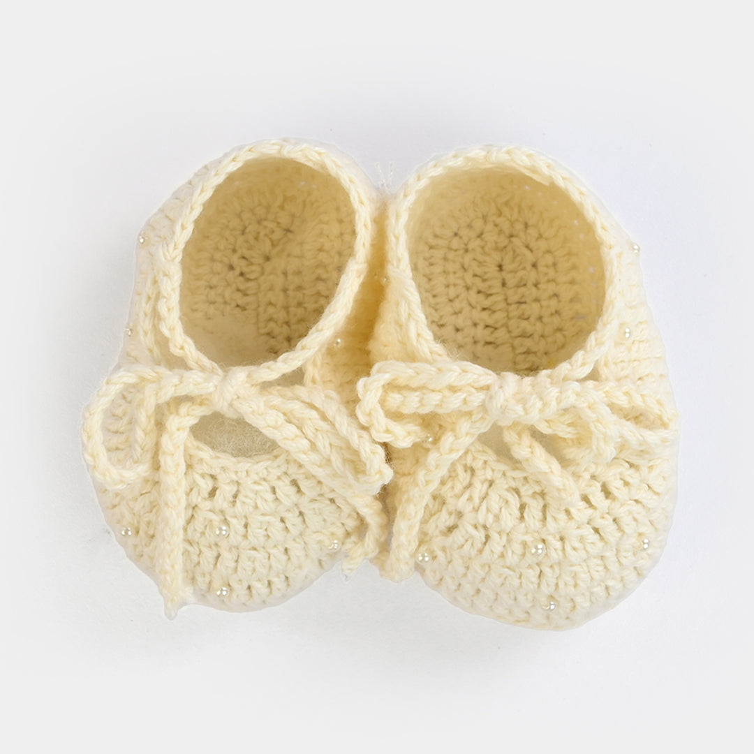 Hand-Made Crochet Baby Booties