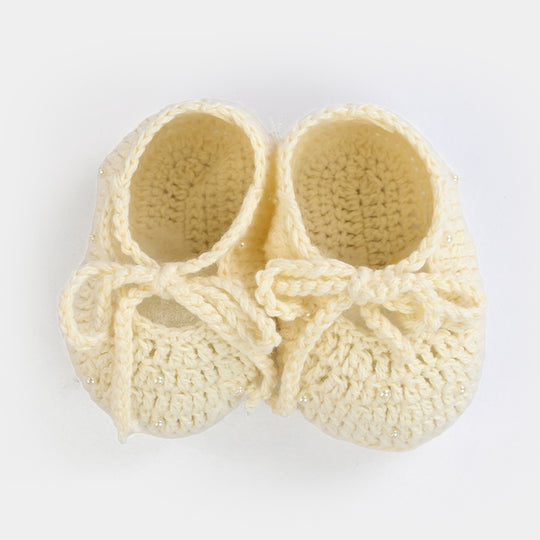 Hand-Made Crochet Baby Booties