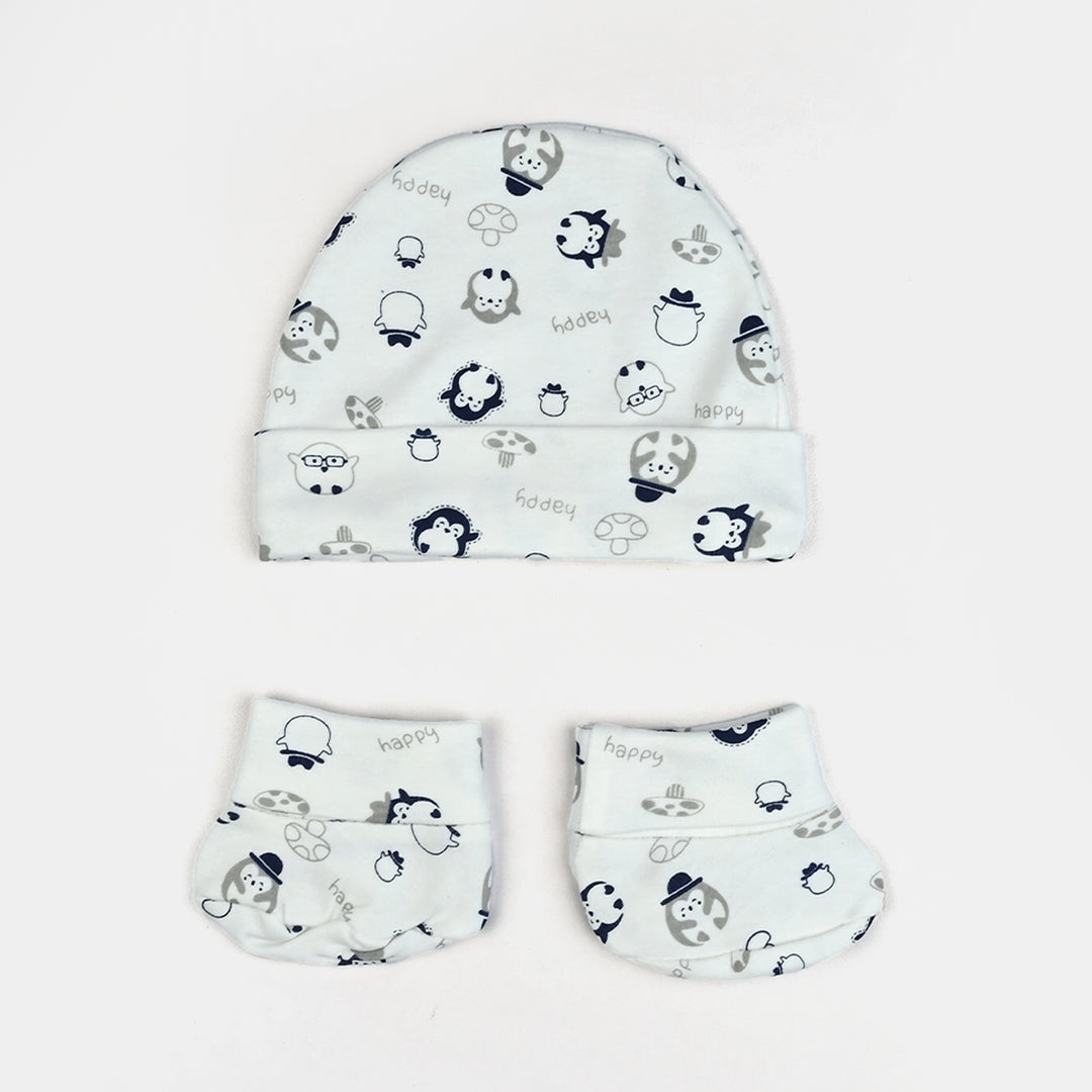 Baby Socks & Cap Bib Set | 4PCs