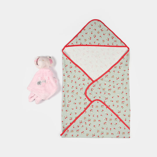 Baby Bath Towel with Hanky for Kids