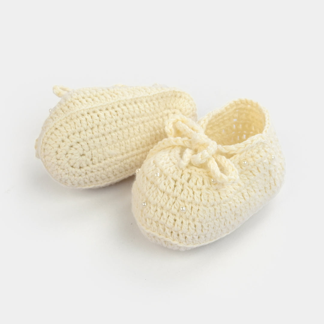 Hand-Made Crochet Baby Booties