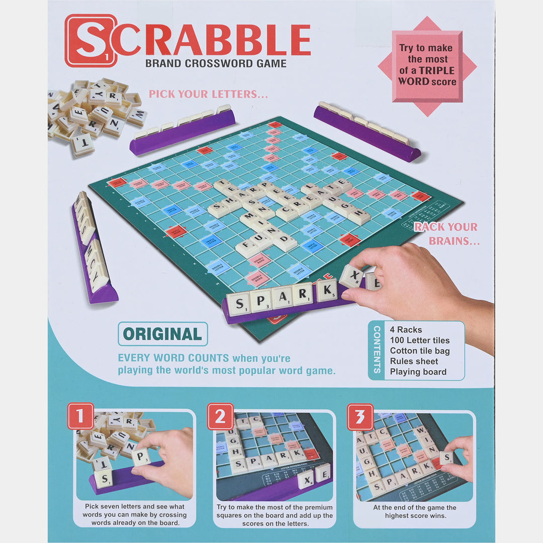 Scrabble Original Brand Crossword Game