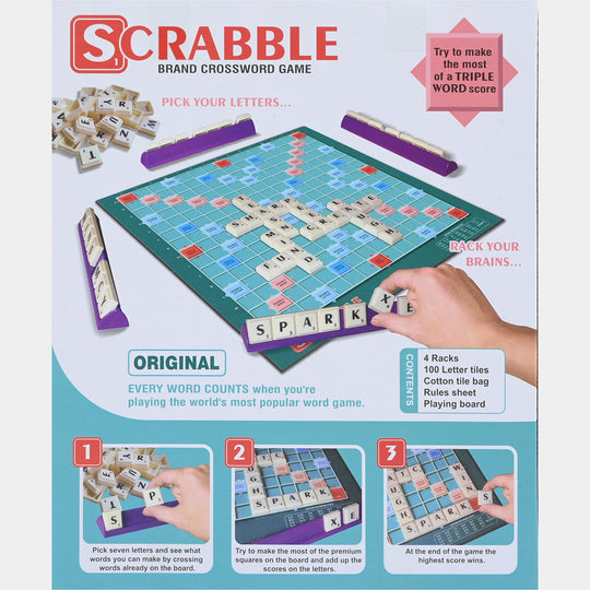 Scrabble Original Brand Crossword Game