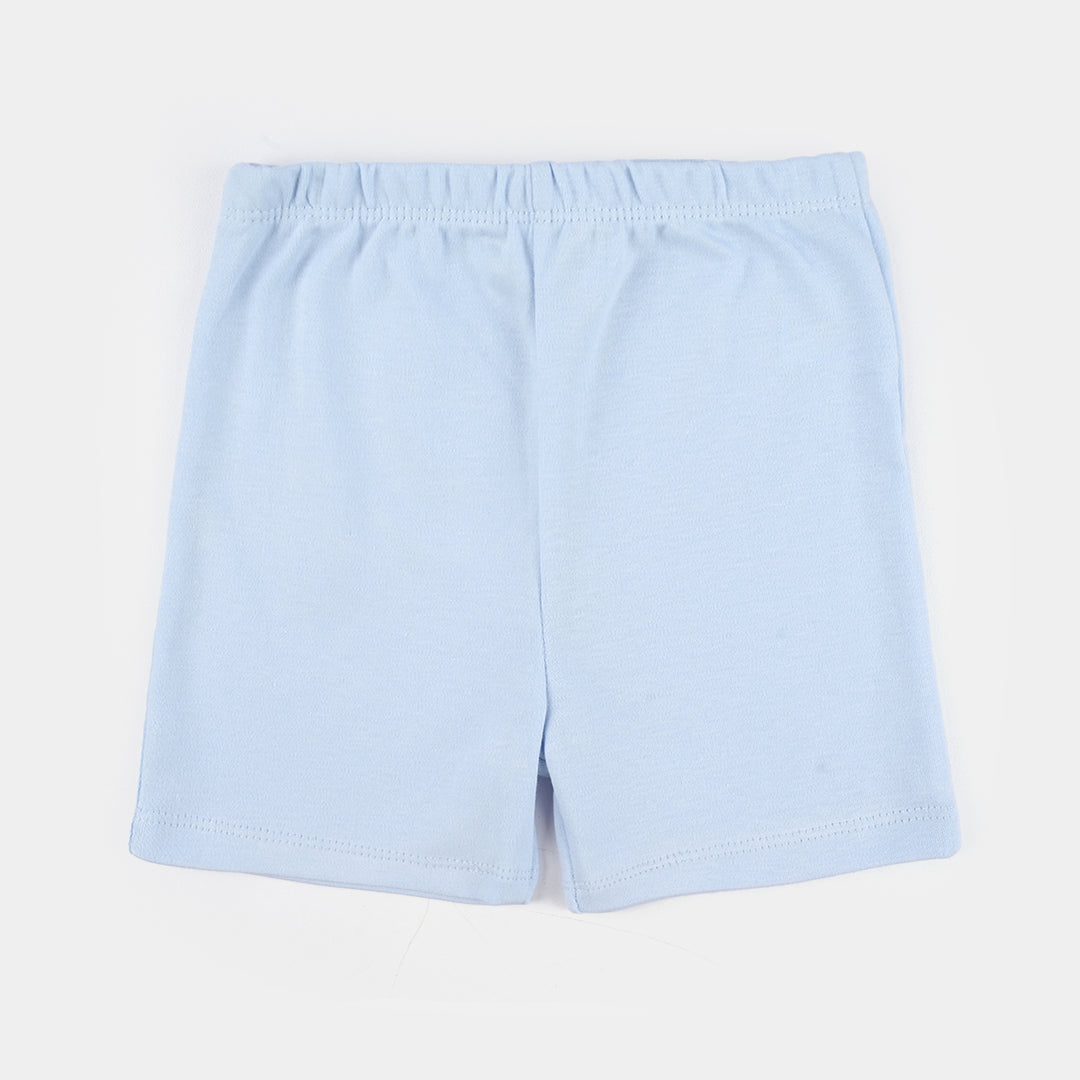 Infant Boys Jersey/Terry 3Pc Suit 287-056 E-C-WHITE