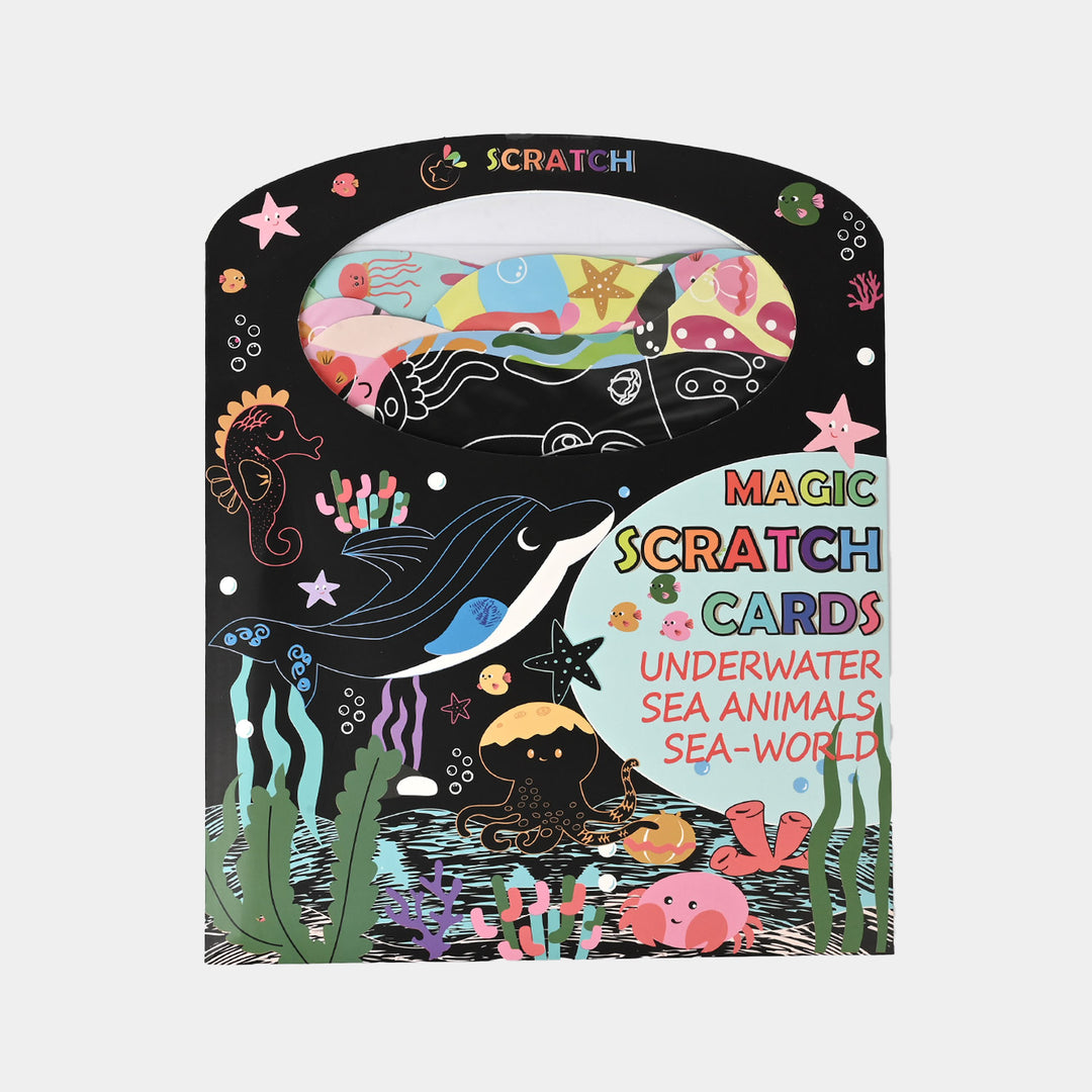 Magic Scratch Cards – Underwater Sea Animals Sea-World