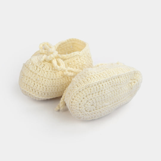 Hand-Made Crochet Baby Booties