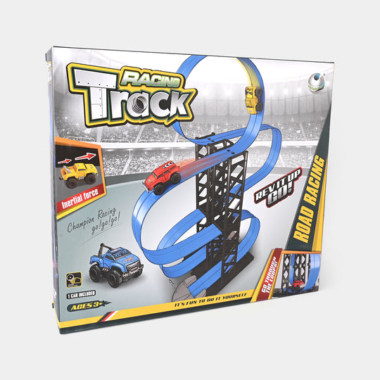 Double Loop Stunt Racing Track Set – Rev Up & Go!