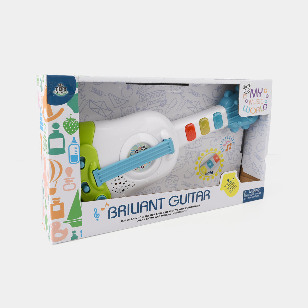Electronic Guitar Musical Toy – With Lights, Sounds