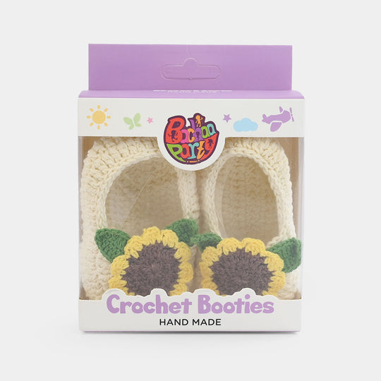 Hand-Made Crochet Baby Booties