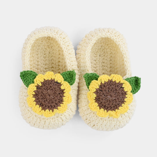 Hand-Made Crochet Baby Booties