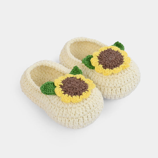 Hand-Made Crochet Baby Booties