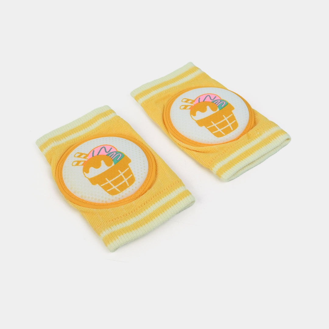 Baby Knee Protection Pads – Yellow Ice Cream | 6M+