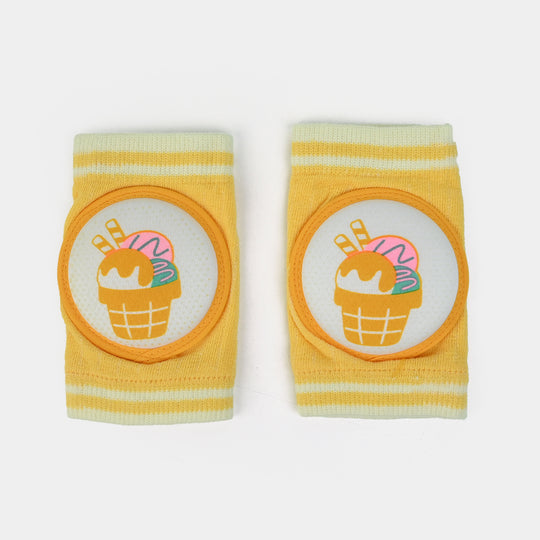 Baby Knee Protection Pads – Yellow Ice Cream | 6M+
