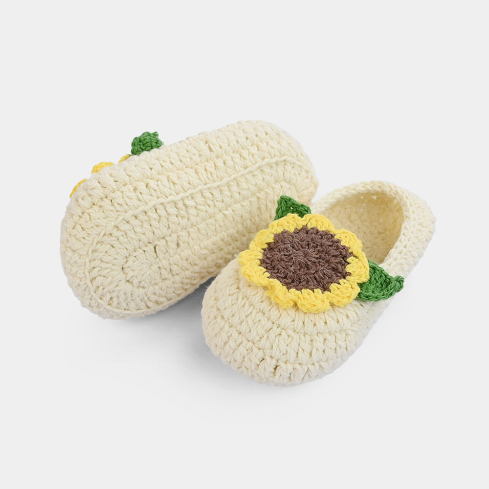 Hand-Made Crochet Baby Booties