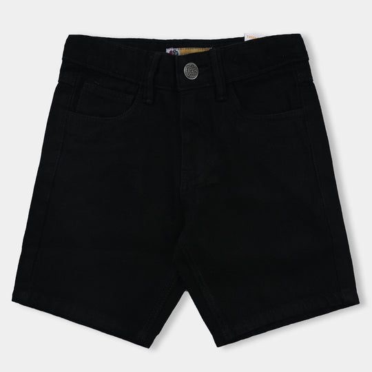 Boys Denim Short Basic -BLACK