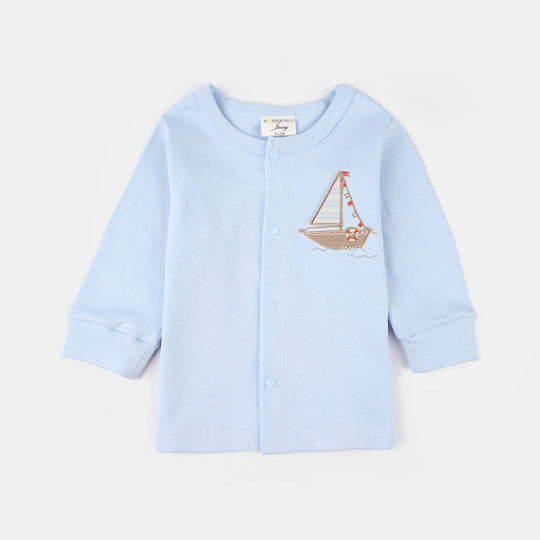 Infant Boys Jersey/Terry 3Pc Gift Set 287-046 E-C-BLUE