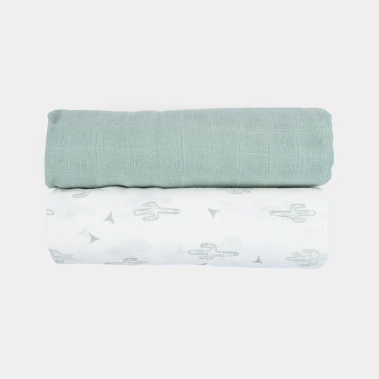 Muslin Baby Swaddle Blanket | 2PCs