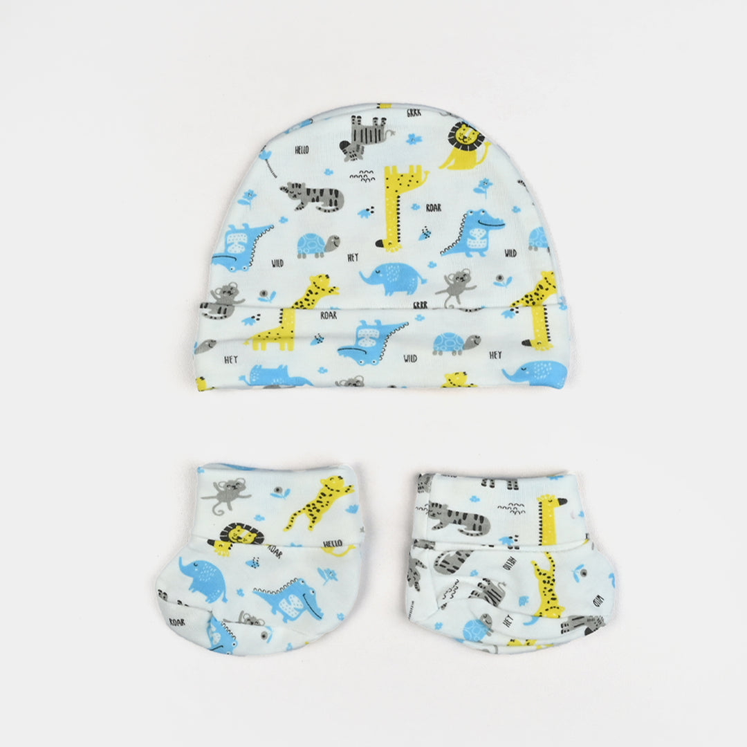 Baby Socks & Cap Bib Set | 4PCs