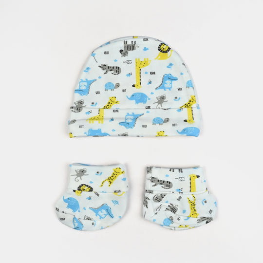 Baby Socks & Cap Bib Set | 4PCs