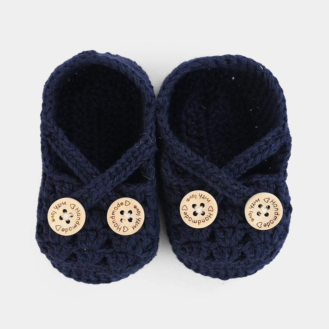 Hand-Made Crochet Baby Booties