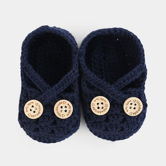 Hand-Made Crochet Baby Booties