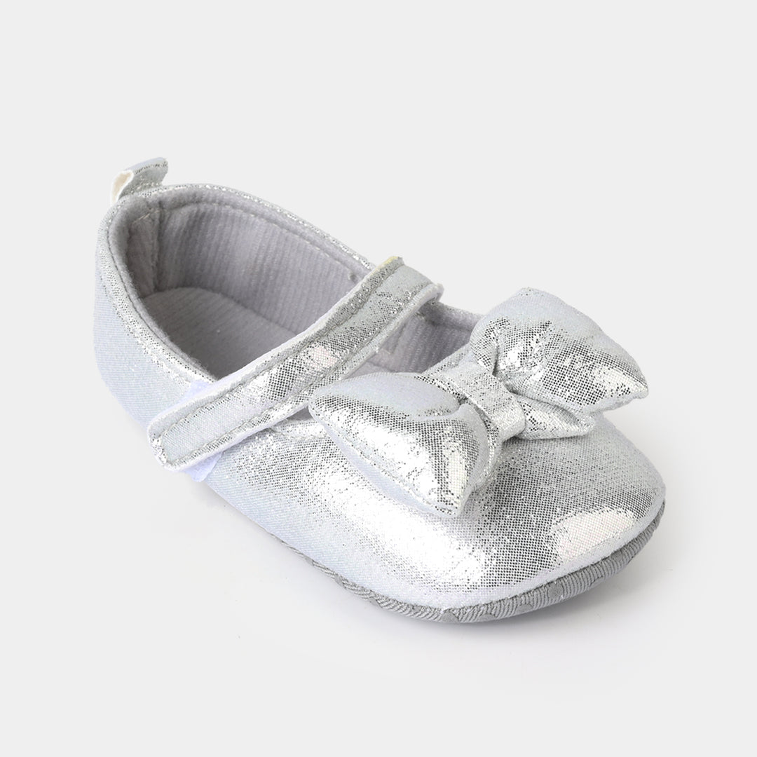 Girls Shoes C-568-SILVER