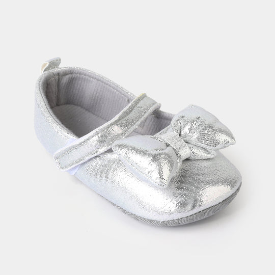 Girls Shoes C-568-SILVER
