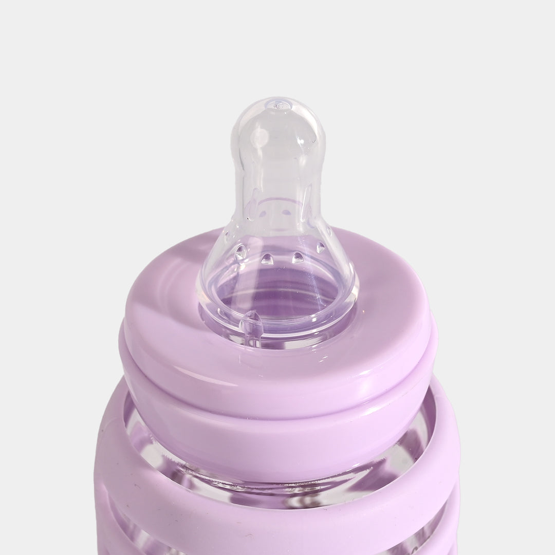 Glass Bottle 120ml Purple