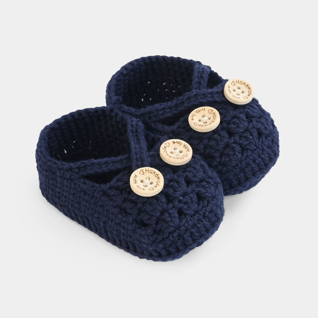 Hand-Made Crochet Baby Booties