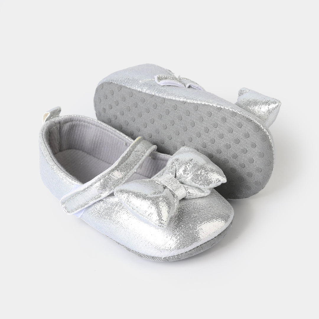Girls Shoes C-568-SILVER