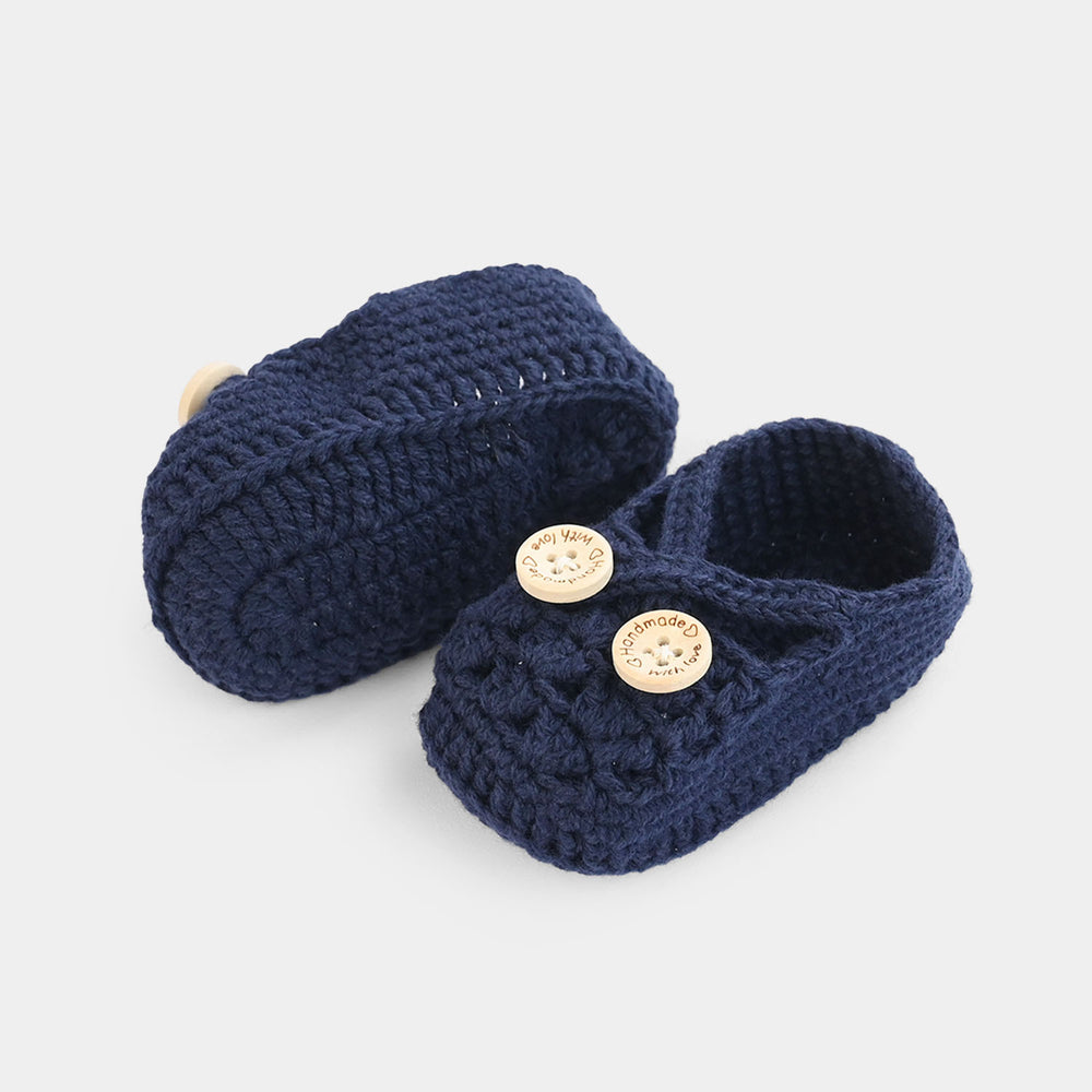 Hand-Made Crochet Baby Booties