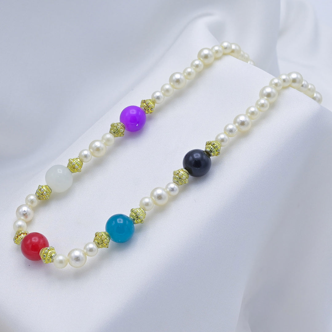 Elegant Beaded Necklace & Bracelet For Girls