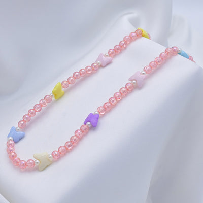 Elegant Beaded Necklace & Bracelet For Girls