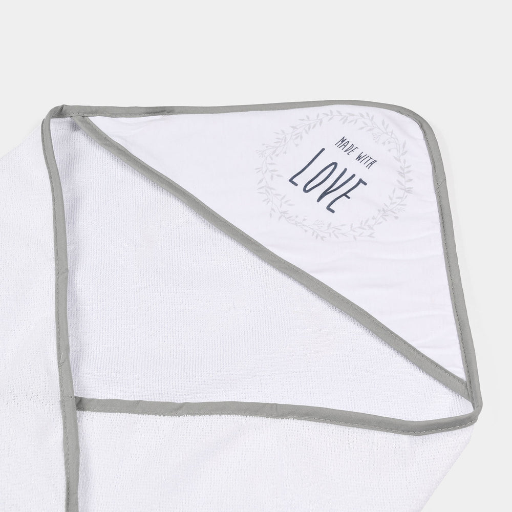 Baby Bath Towel + 4PCs Face Towel