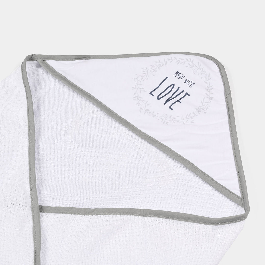 Baby Bath Towel + 4PCs Face Towel