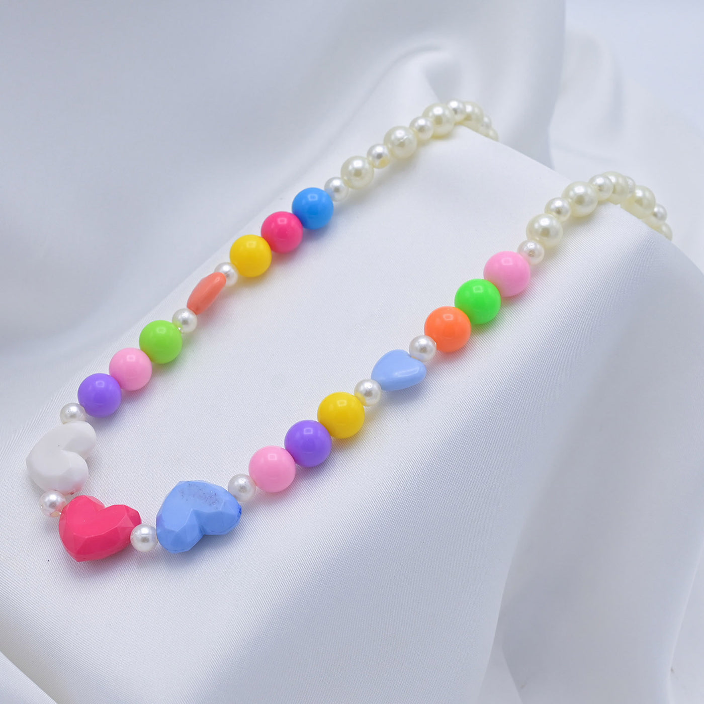 Elegant Beaded Necklace & Bracelet For Girls