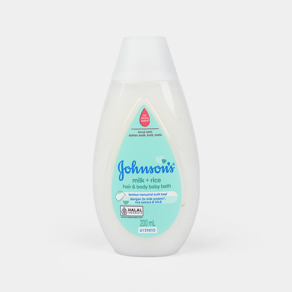 Johnsons Baby Milk Bath 200Ml-0