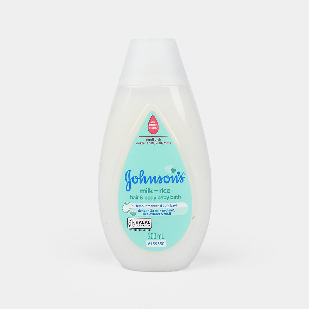 Johnsons Baby Milk Bath 200Ml-0