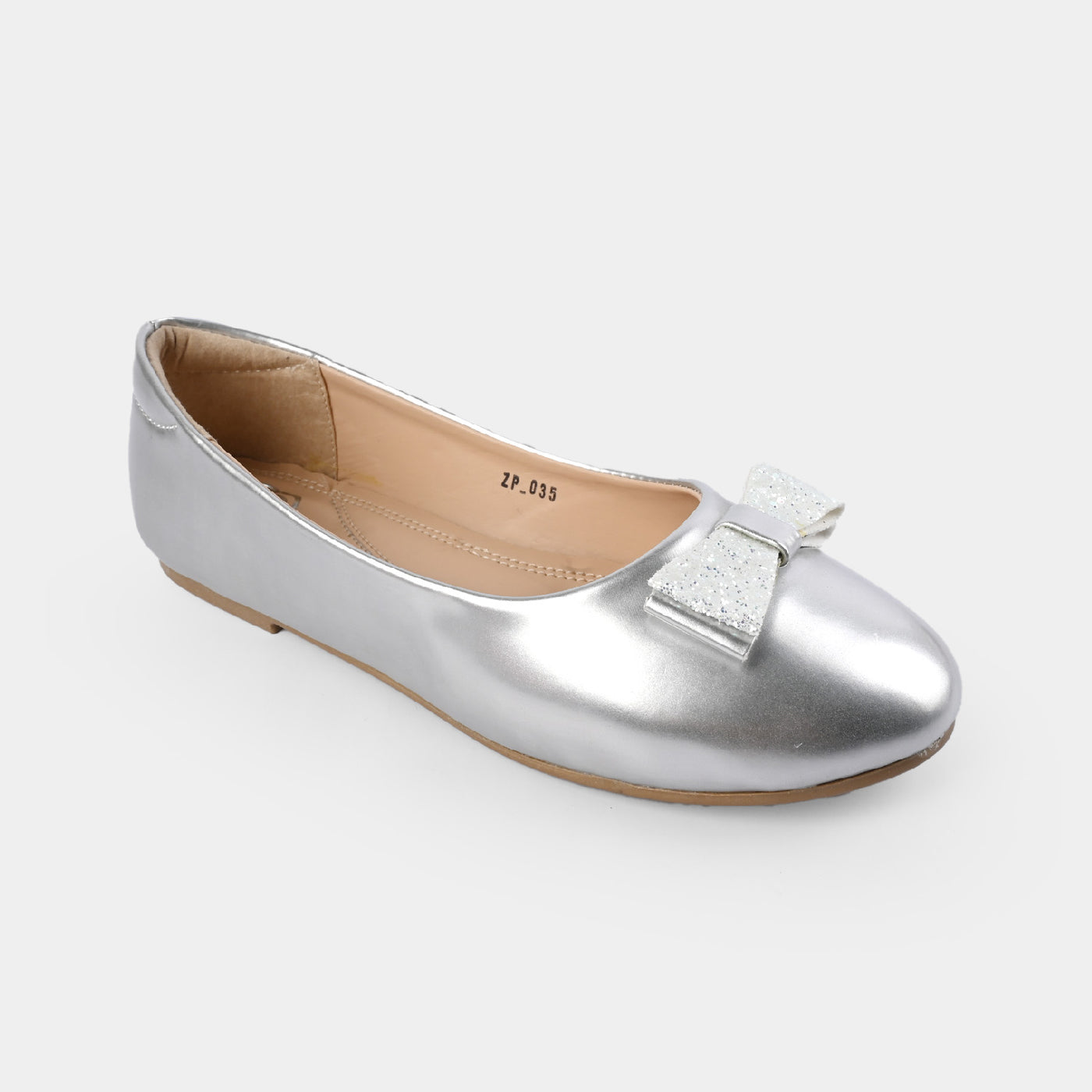 Girls Pumps ZP-035-SILVER