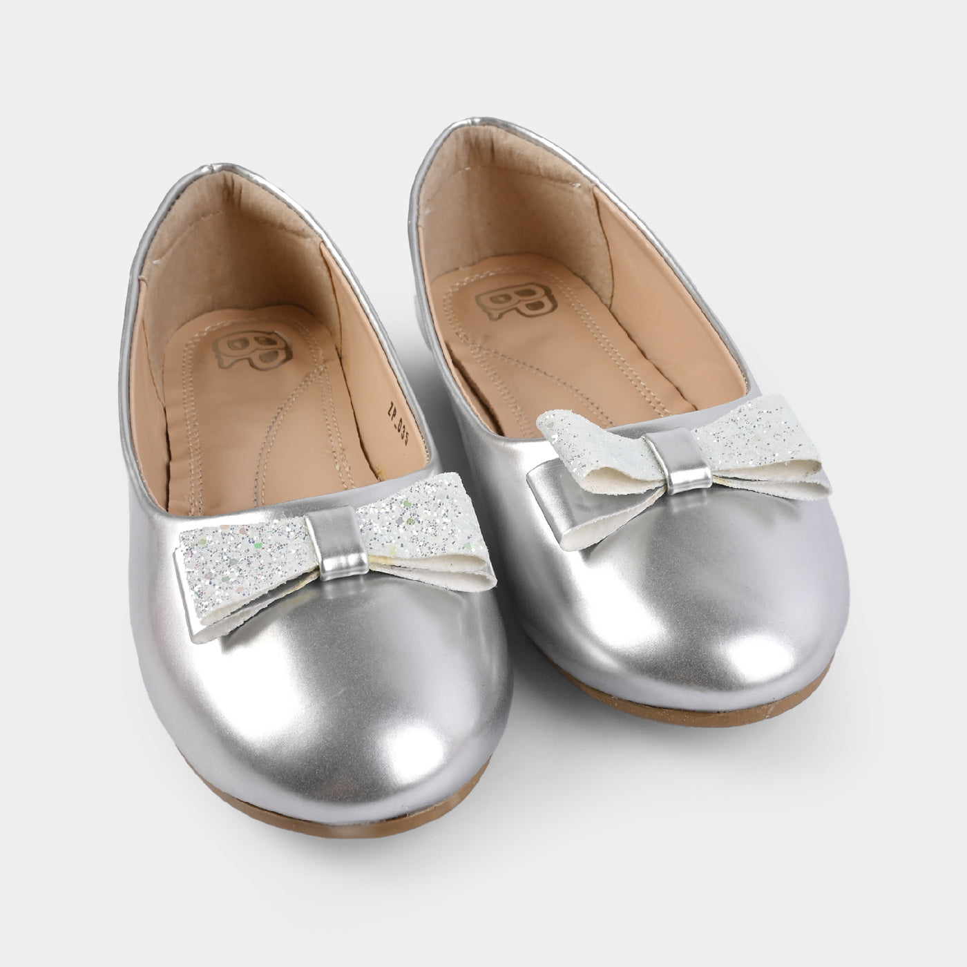 Girls Pumps ZP-035-SILVER